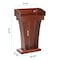 Adiroffice Wood Stand-Up Podium Lectern with Drawer, Cherry Wood Grain ADI661-012-CH - alternate 2